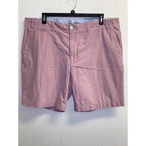 Perry Ellis Portfolio‎ Mauve Flat Front Golf Shorts 42W Cotton/Nylon 9" Inseam